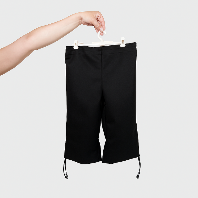 Pantalón negro terciopelo niño - Confecciones Robres