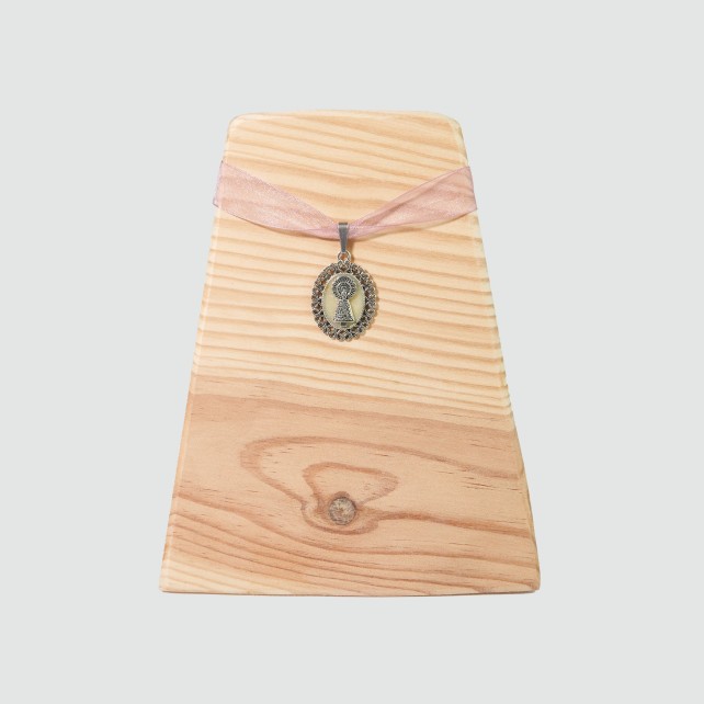 Colgante - Medalla - Virgen del Pilar -Confecciones Robres